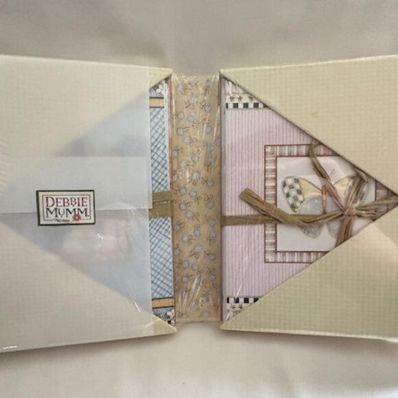 Debbie Mumm Butterflies Note Card Stationary Set - Picture 3 of 8